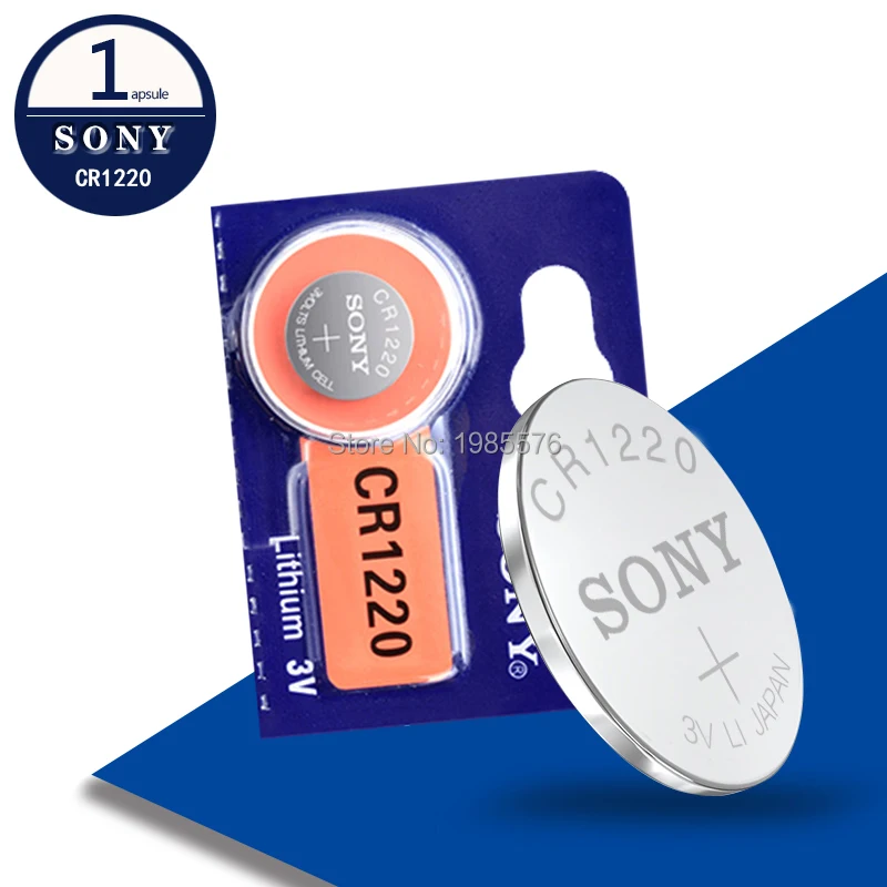 1 шт. для Sony CR1220 CR 1220 литий ионный аккумулятор DL1220 BR1220 ECR1220 LM1220 L04 5012LC сменная Кнопка
