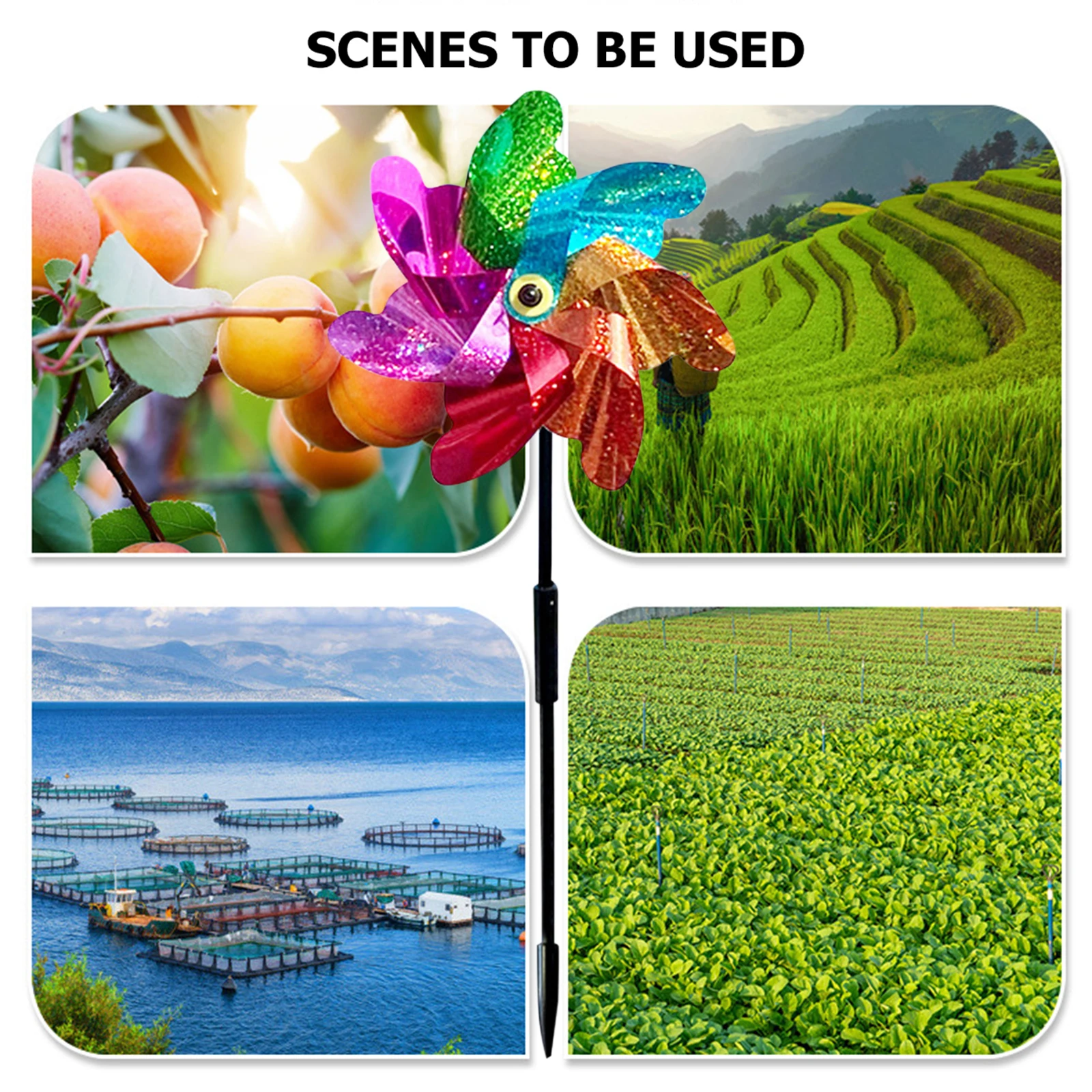 Блестящий отпугивающий Спиннер для птиц отражающий продукт защиты от