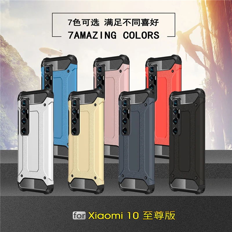 

For Xiaomi Mi 10 Ultra Case Rubber Armor Shell Protective TPU Phone Case For Xiaomi 10 Ultra Cover For Xiaomi Mi 10 Ultra Case