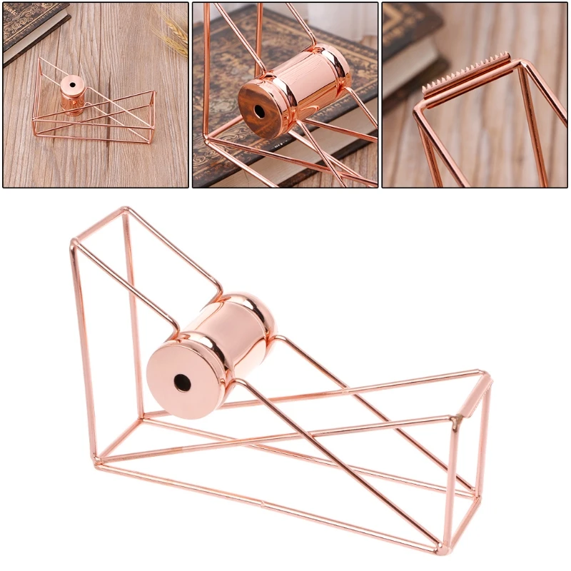 Резак для полой ленты цвета розового золота органайзер хранения канцелярские