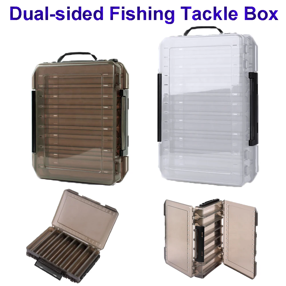 Пластиковая коробка для рыболовной приманки двухсторонняя приманка гольяна