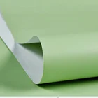 Водонепроницаемый зеленый самоклеющиеся обои Съемный сплошной цвет виниловые наклейки на стену домашний декор мебель для спальни контактная бумага