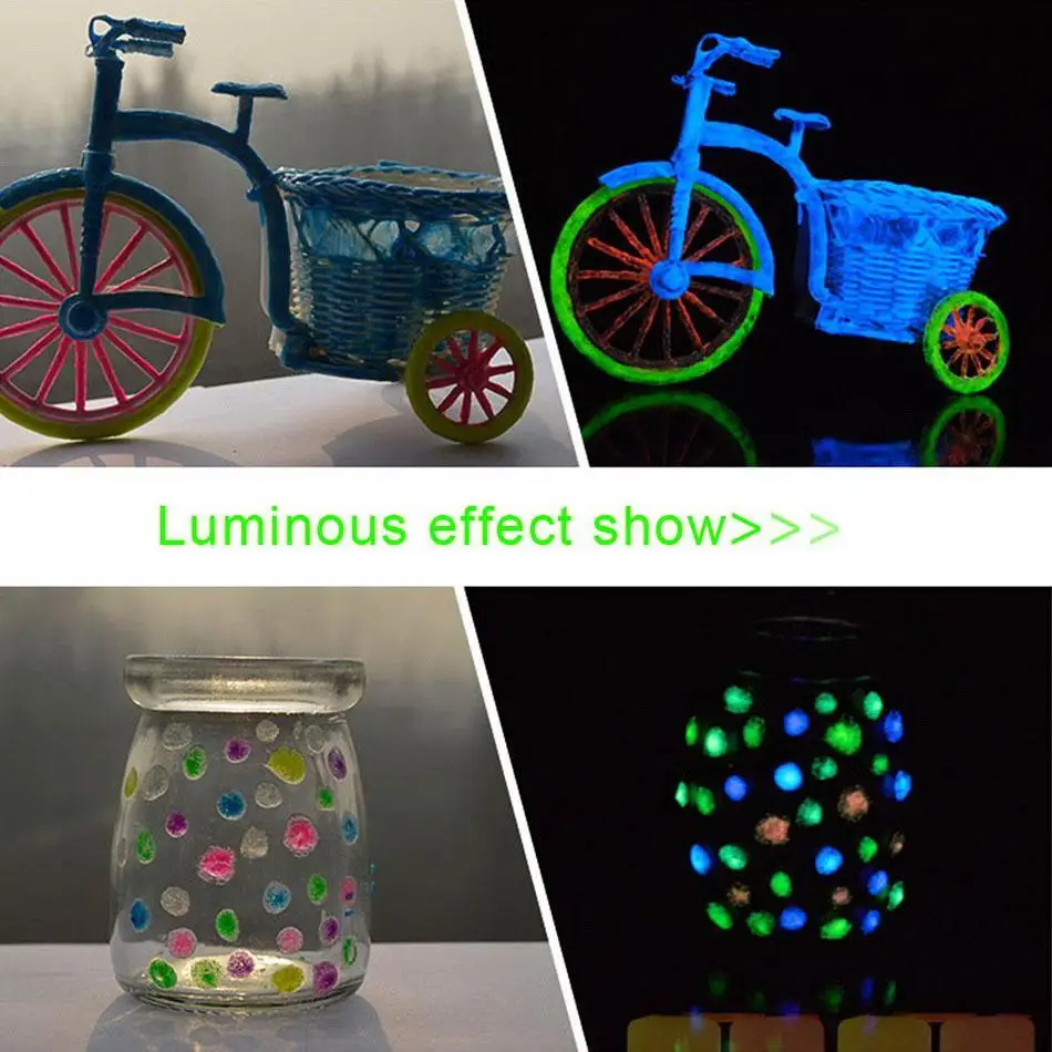 Светящаяся неоновая краска для тела флуоресцентные вечерние краски косплея на