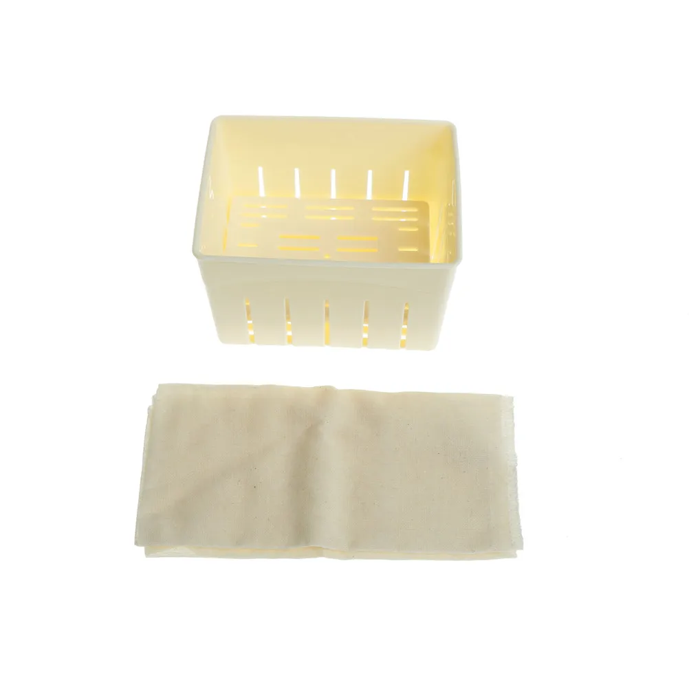 

1Set DIY Homemade Tofu Press-Maker Mold Box Plastic Soybean Curd Making Machine Kitchen Cooking Tools Set