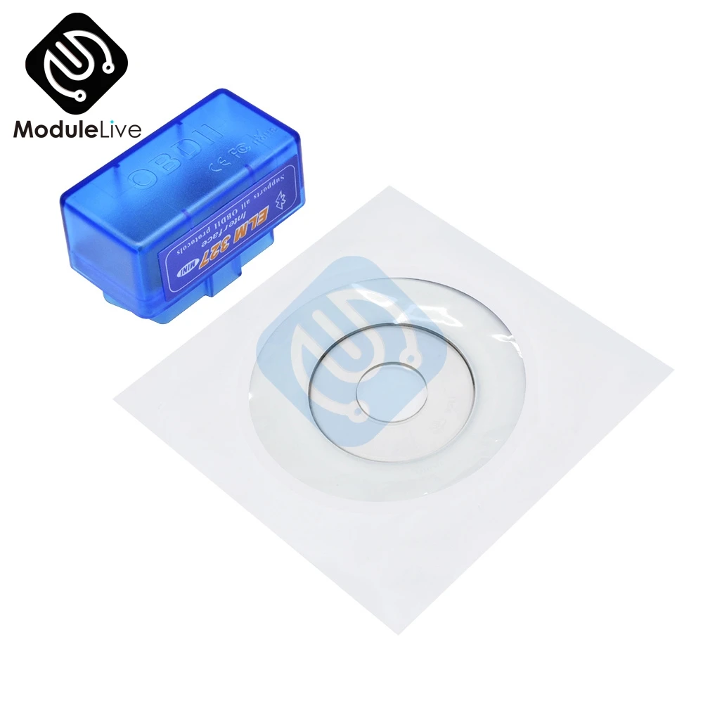 Супер Мини elm327 Bluetooth OBD2 V2.1 Elm 327 V 2,1 OBD 2 Автомобильный диагностический инструмент сканер Elm-327 OBDII адаптер автоматический диагностический инструмент