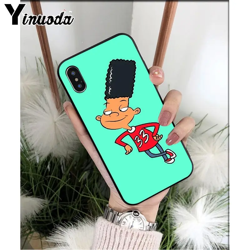 A4 Yinuoda Hey Arnold TPU силиконовый мягкий черный чехол для телефона iPhone 5 5Sx 6 7 7plus 8 8Plus X XS MAX XR - Цвет: A4