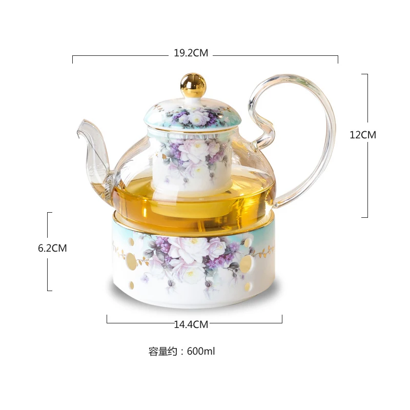 Набор английских кофейных чашек из фиолетового костяного фарфора блюдце для