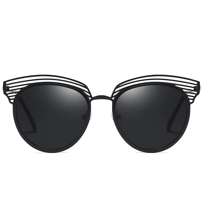 Fashion Stainless Steel Sunglasses Female Models Multi-color Metal Round Polarized Sun Glasses UV400 Trend Driving Shades 151 | Аксессуары