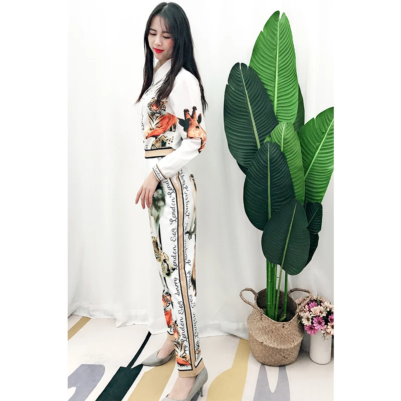 New fashion suits spring summer 2020 women s clothing design feeling royal elder sister pants socialite two piece