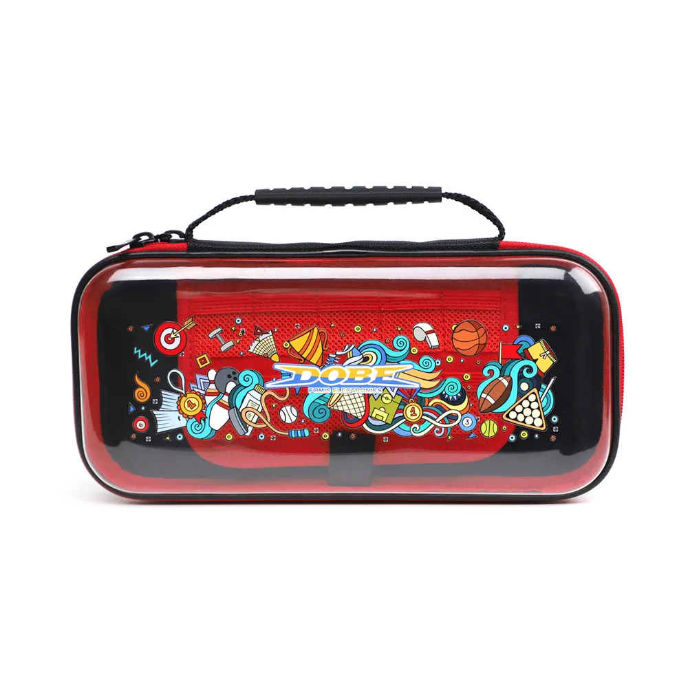 

TNS-1102 для Nintendo Switch, дорожная сумка для хранения, чехол для Nintendo Switch, прозрачная сумка для хранения консоли