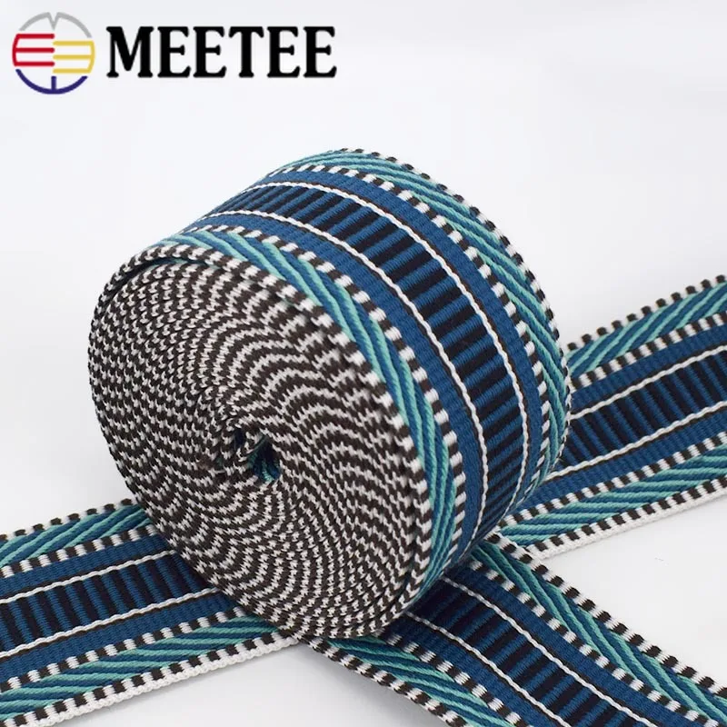 Ленты жаккардовые толщиной 5 см 2 мм 3 м 100% полиэстер|Тесьма| |