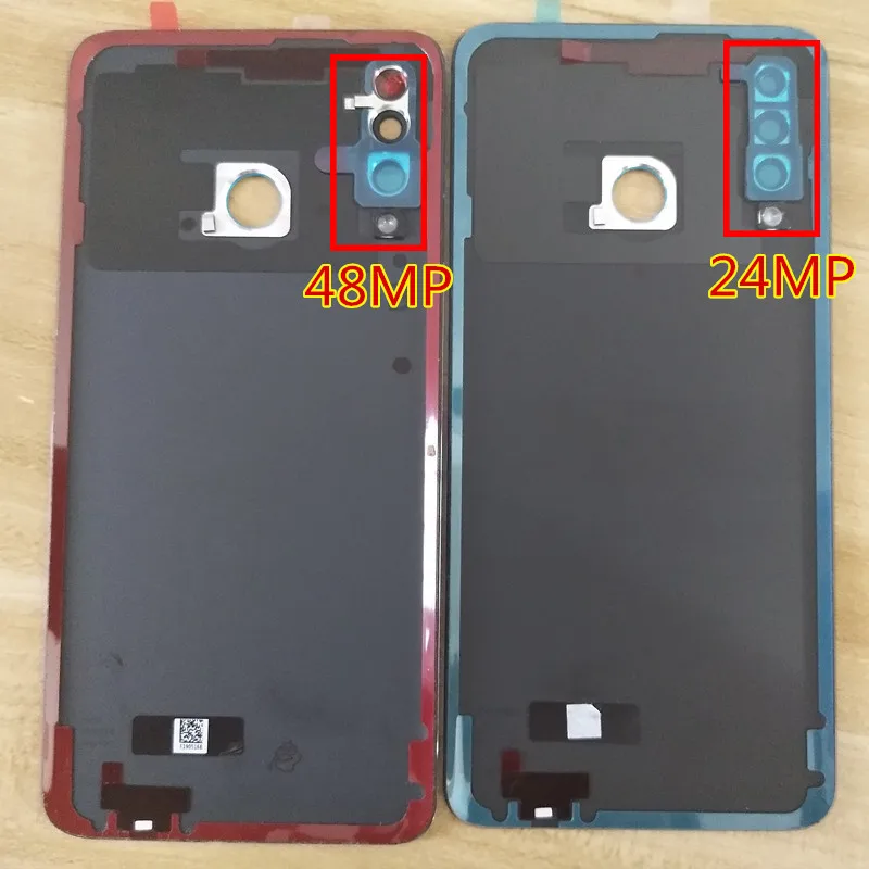 Новая Оригинальная задняя крышка из закаленного стекла для huawei P30 Lite/Nova 4E, запасные части, задняя крышка для батареи, корпус+ рамка для камеры