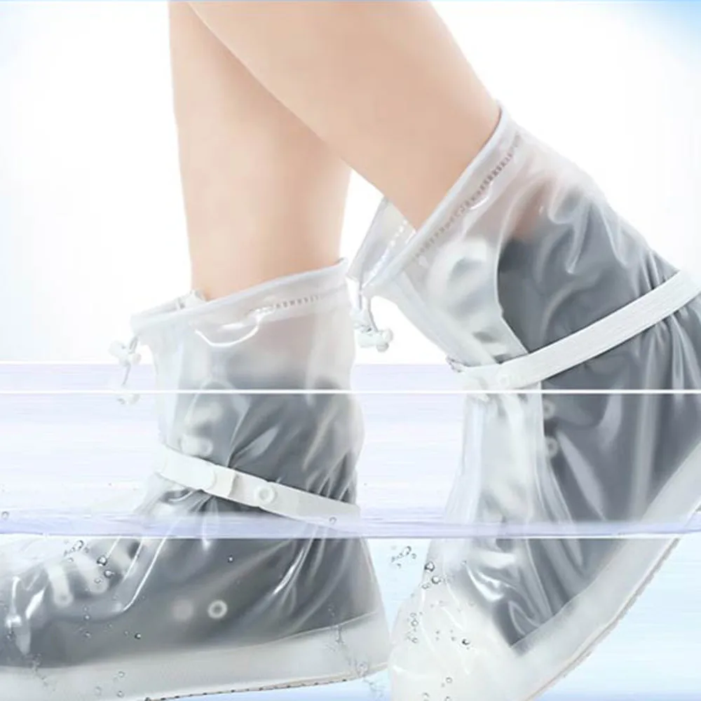 Водонепроницаемая защитная обувь чехол для ботинок унисекс с пряжкой дождевые