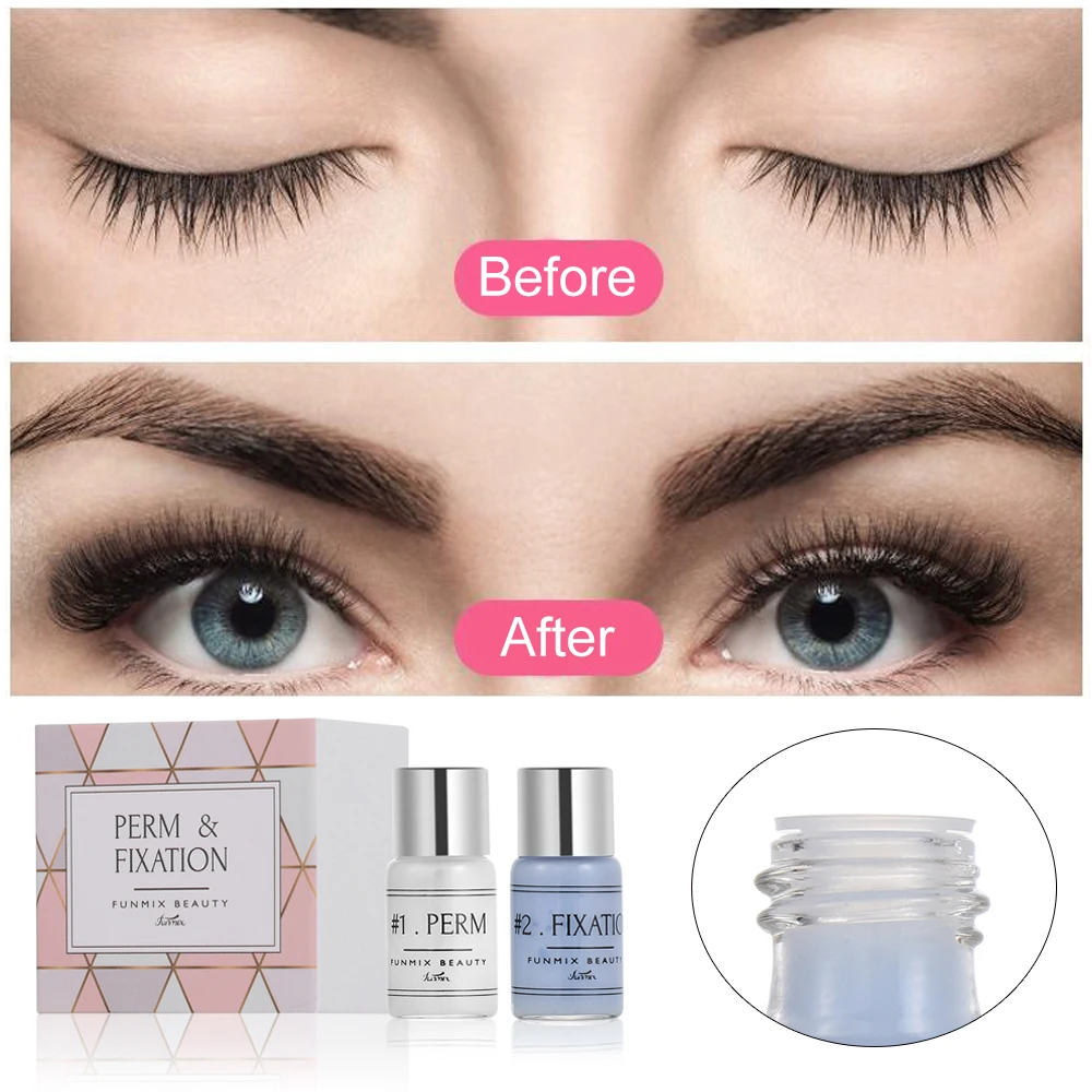 

2pcs/5g Makeup Eyelash Perming Eyelashes Curling Fixation Agent Kit Non-stimulating Eye Lashes Lifting Lash Lift Curler