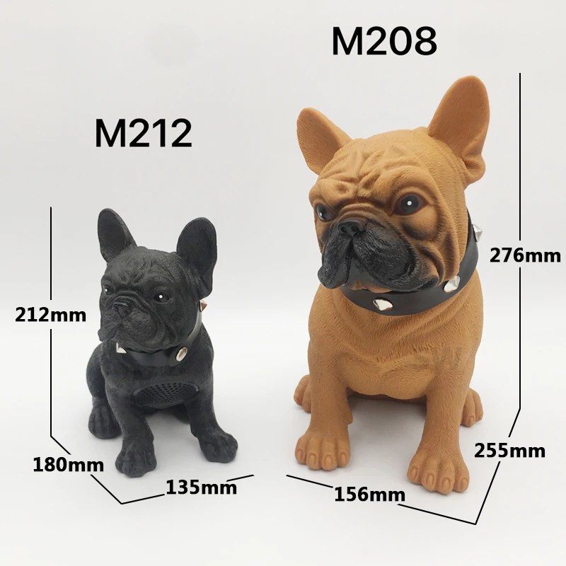 

Bulldog Bluetooth Speaker Portable Wireless Column Stereo Super Bass Music Center System Subwoofer For Computer with FM USB TF