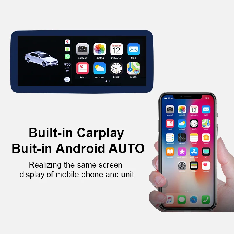 CarPlay 9 &quotAndroid 10 0 Автомобильный мультимедийный плеер для BMW Mini Cooper R56 R60 2007 - 2014