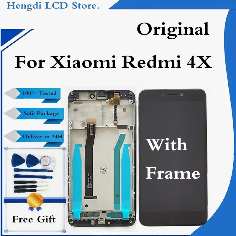 Оригинальный дисплей для Xiaomi Redmi 4X 5 0 &quot ЖК Redmi4X сенсорный экран дигитайзер в