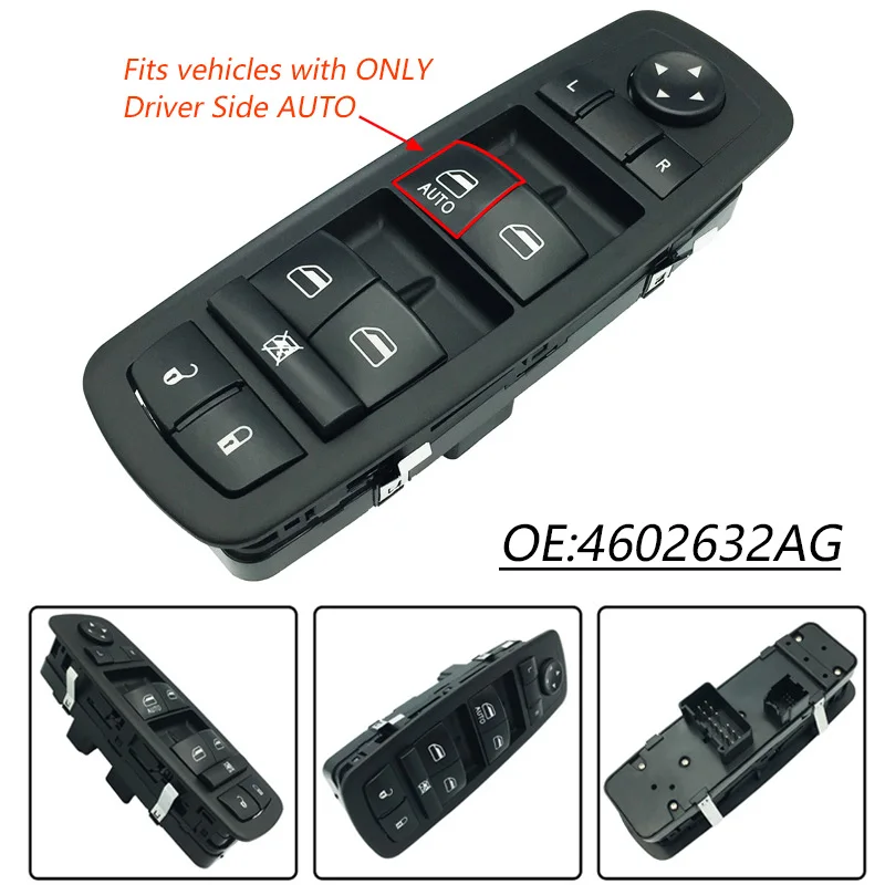 

For Dodge Journey Nitro 2008-2012 Jeep Liberty AUTO Power Master Window Switch 4602632AG 4602632AH 4602632AF 4602632AD 4602632A