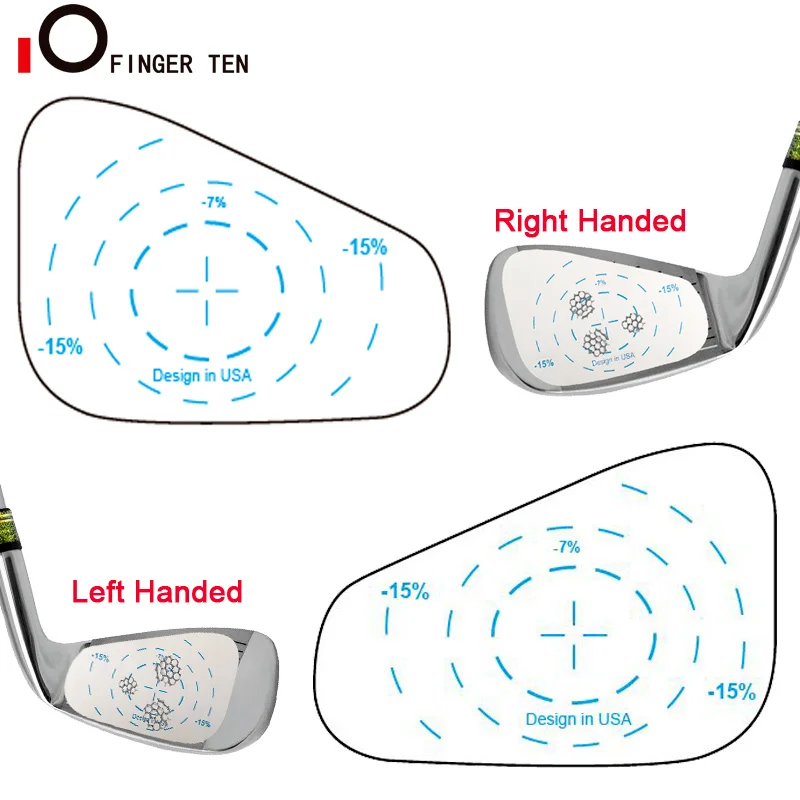 Новая негабаритная профессиональная ударная лента для гольфа рулон железа левой