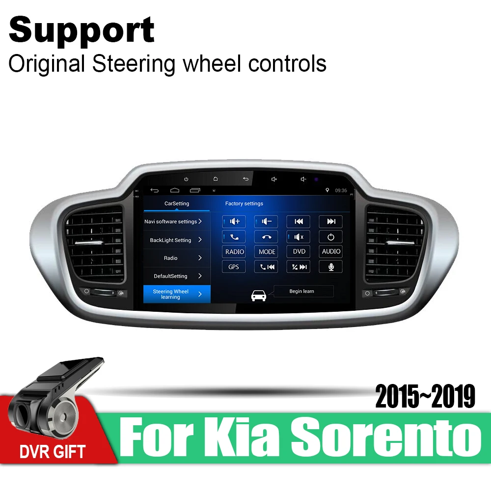 Автомобильный мультимедийный плеер ZaiXi с gps для Kia Sorento 2015 ~ 2019 автомобильный