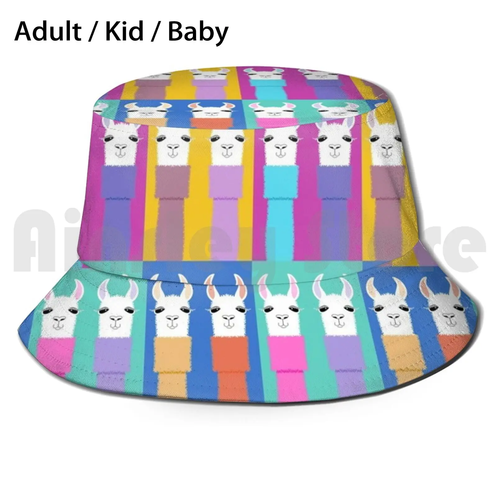 

Llamas In Turtleneck Sweaters Group Sun Hat Foldable UV Protection Pet Pets Portrait Llama Llama Alpacas Alpaca