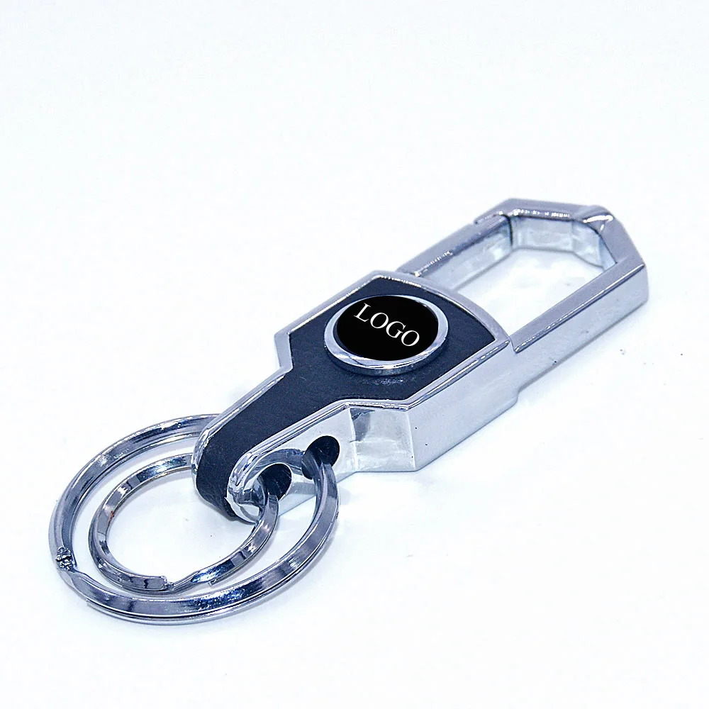 1 шт. популярный логотип Автомобильный в деловом стиле металлический брелок для