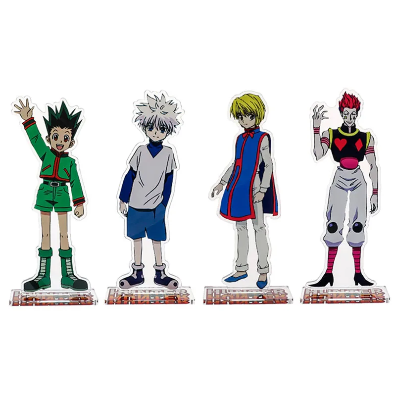 1 шт. аниме HUNTER X мультяшная фигурка Killua Zoldyck Kurapika Двусторонняя искусственная
