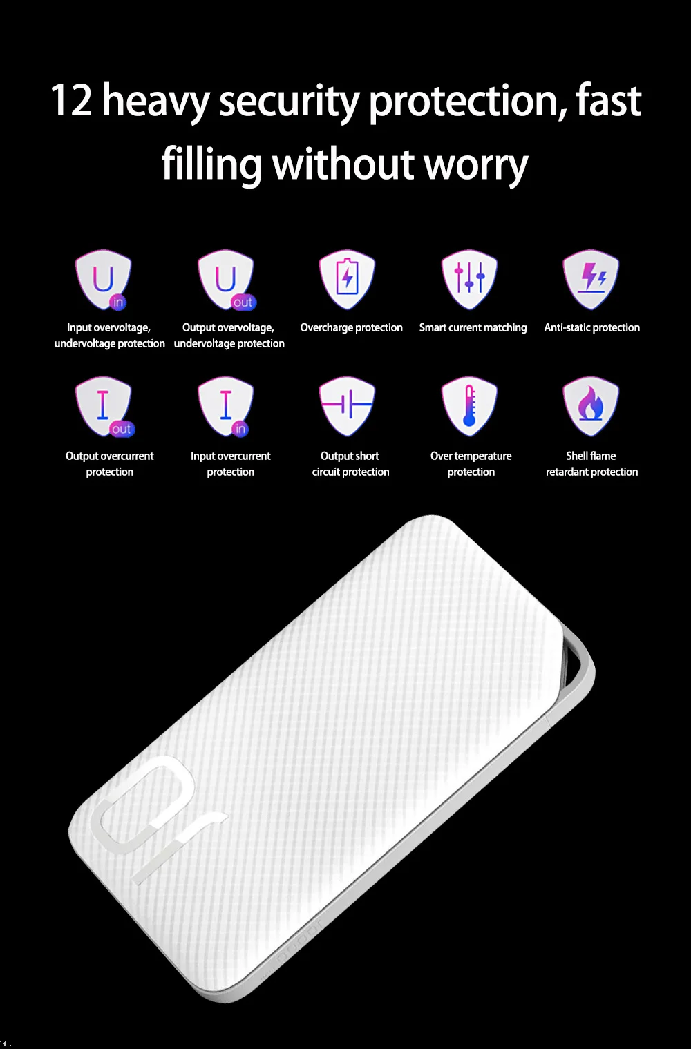 Huawei Honor power Bank стандартная версия 10000 мАч Двусторонняя Зарядка 5 в 2 а для P9 Honor 8 iPhone samsung S7 внешний аккумулятор