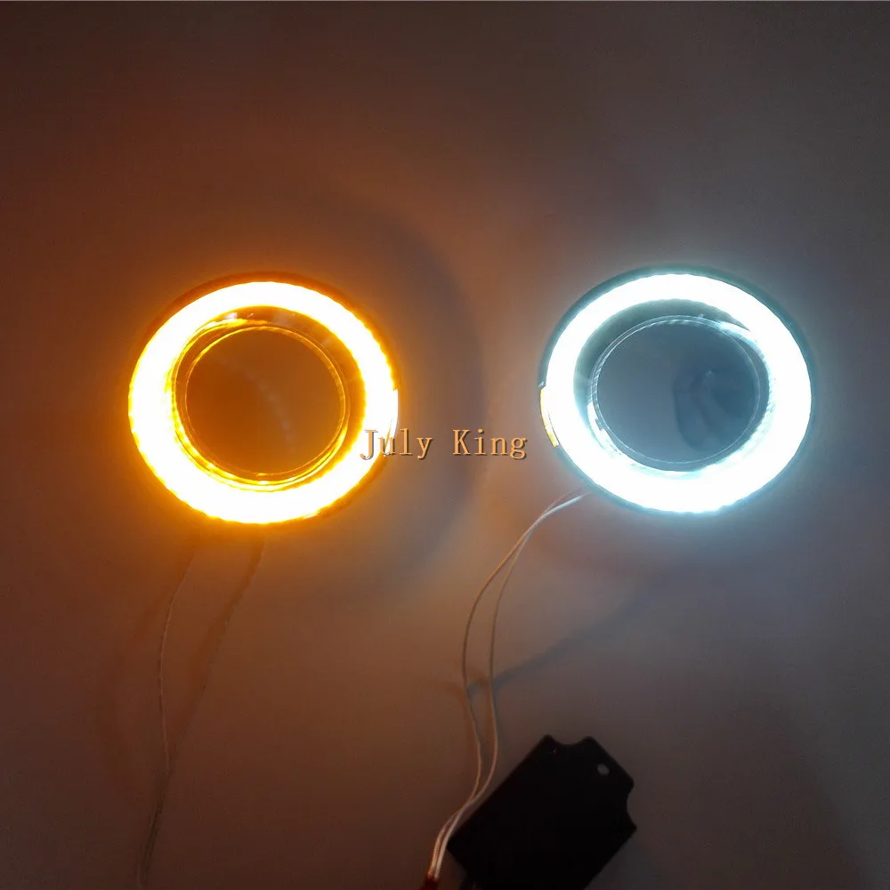 Светодиодные дневные ходовые огни July King DRL желтый чехол с указателями поворота