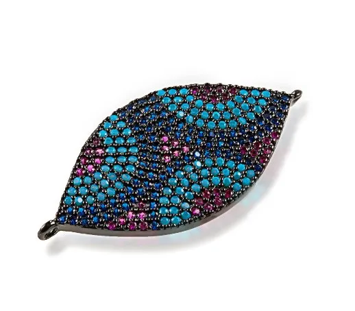 17*37 Дерево лист кристалл микро проложить cz Циркон кубический цирконий бусины DIY