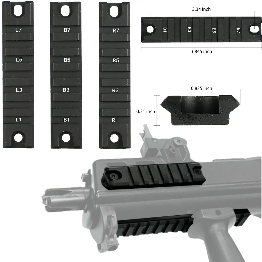 Охота Стрельба Тактический маленький база для рейки Набор для G36 G36C серии крепление базовое кольцо 3 коротких частей тактический оптический прицел