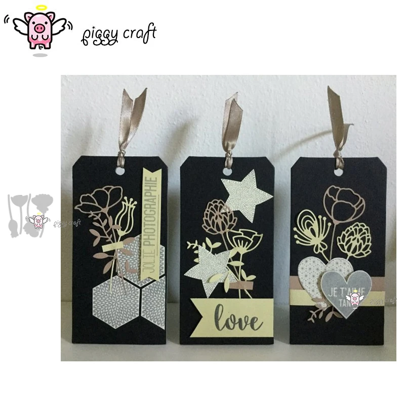 Технические металлические Вырубные штампы форма для вырезания 4 шт. цветочное