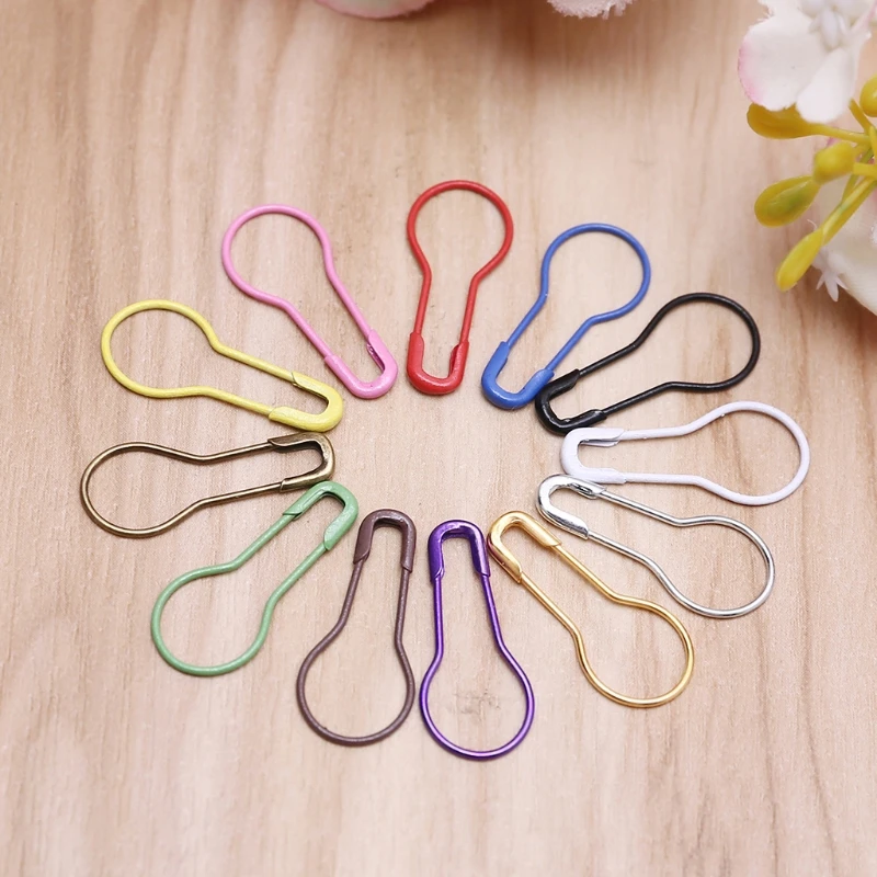 

800pcs Metal Gourd Safety Pins for Knitting Stitch Markers Quilting Sewing Cloth E8BD
