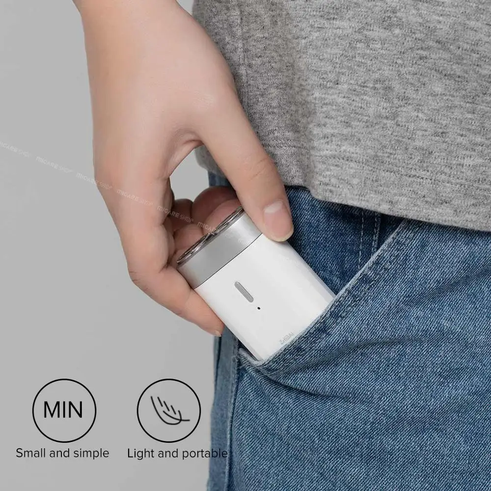 Xiaomi Mijia Мужская электрическая бритва для бритья Водонепроницаемая zhibay Мини Лезвие мотора для тела машина для путешествий USB перезаряжаемая бритва