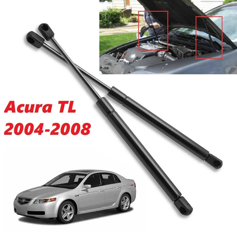

2X for Acura TL 2004-2008 Front Hood Lift Support Shocks Struts Prop Rod Damper