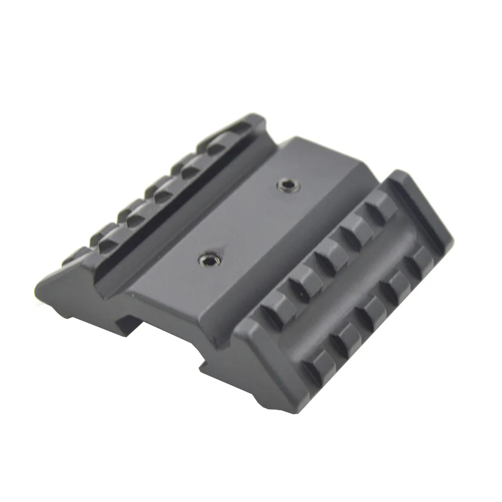 

airsoft M16 AR15 Accessories M4 tactical Dual 45 degree offset side mount extend Picatinny rail 20mm Weaver for hunting