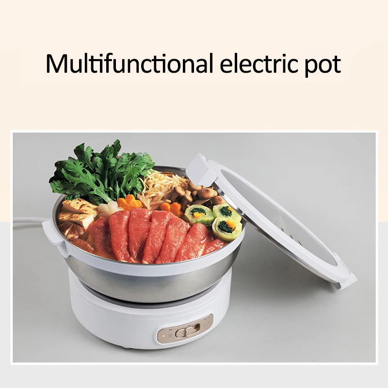 Электрический складной горшок для приготовления пищи горячий портативная