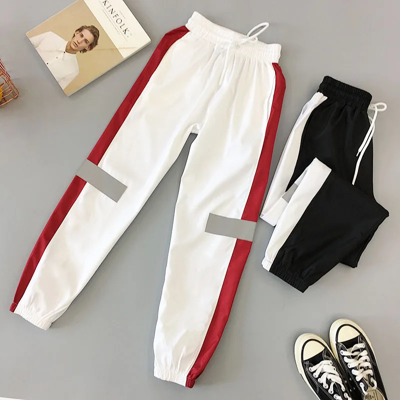 Женские брюки до щиколотки универсальные в Корейском стиле Харадзюку женские