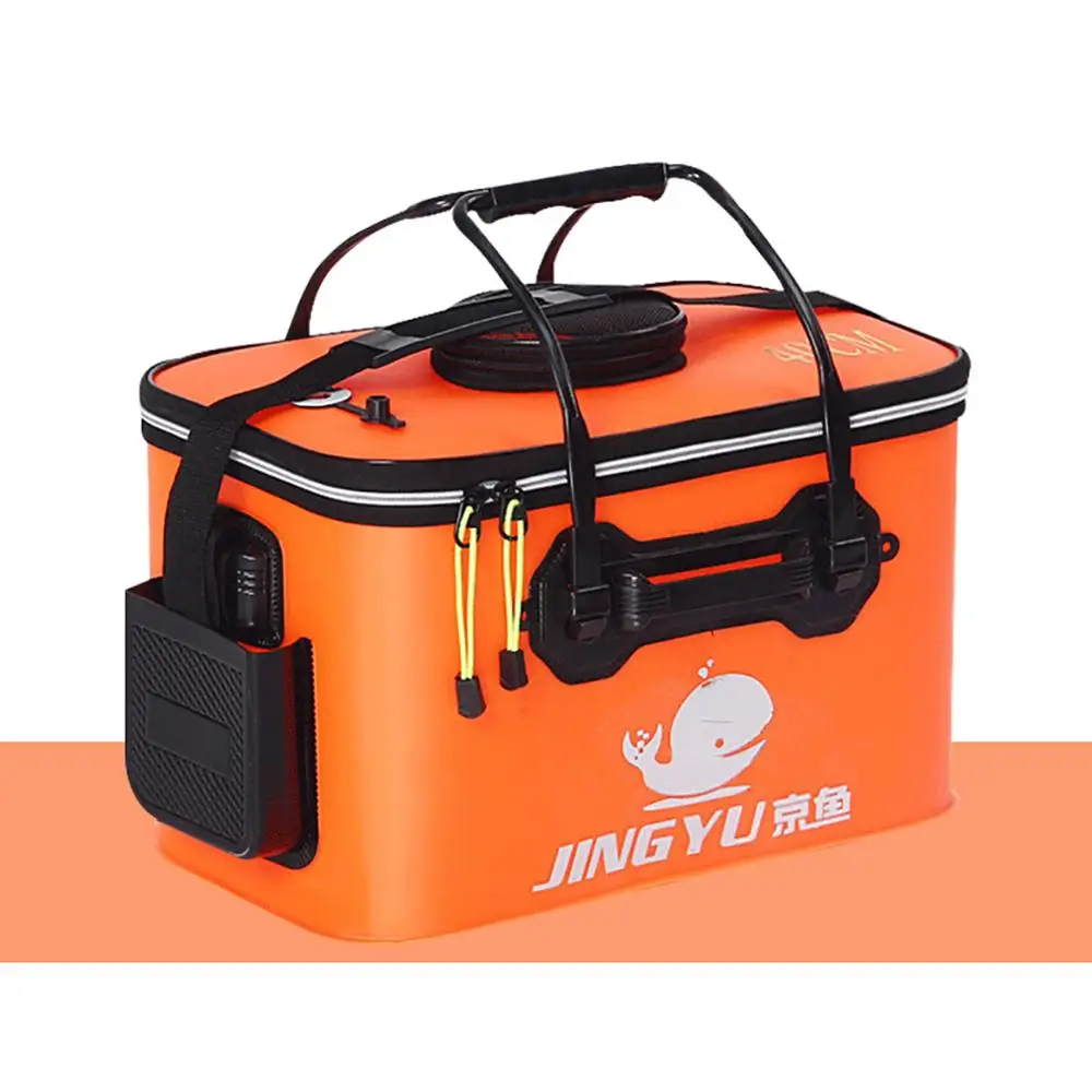 

EVA Material Folding Thickened Fishing Bucket Portable Fish Guard Bucket Multi-functional Fishing Water Tank Fishing Gear
