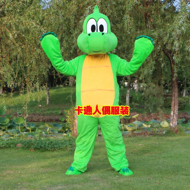 

Костюм-талисман с зеленым динозавром, костюм дракона, маскарадные костюмы, маскоте для косплея для взрослых, для Хэллоуина, карнавала, вечеринки, мероприятия