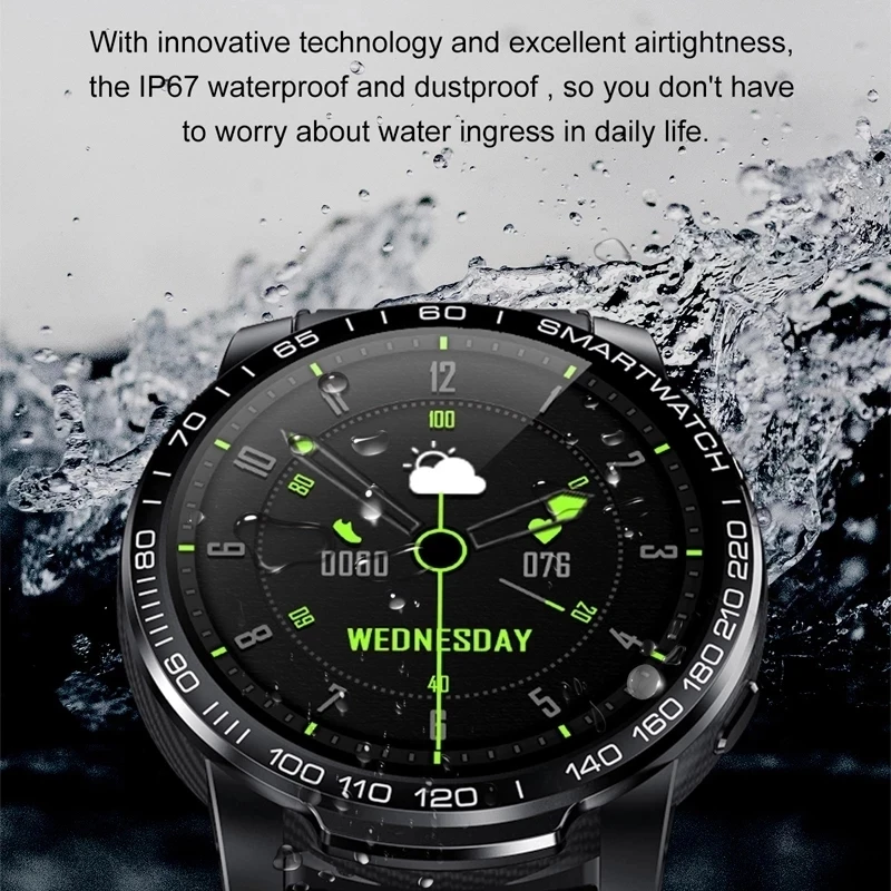 

2021 Smart Watch Men Pedometer Watches Heart Rate ECG IP68 Waterproof Bluetooth Call For Android IOS Smartwatch Supports Phone