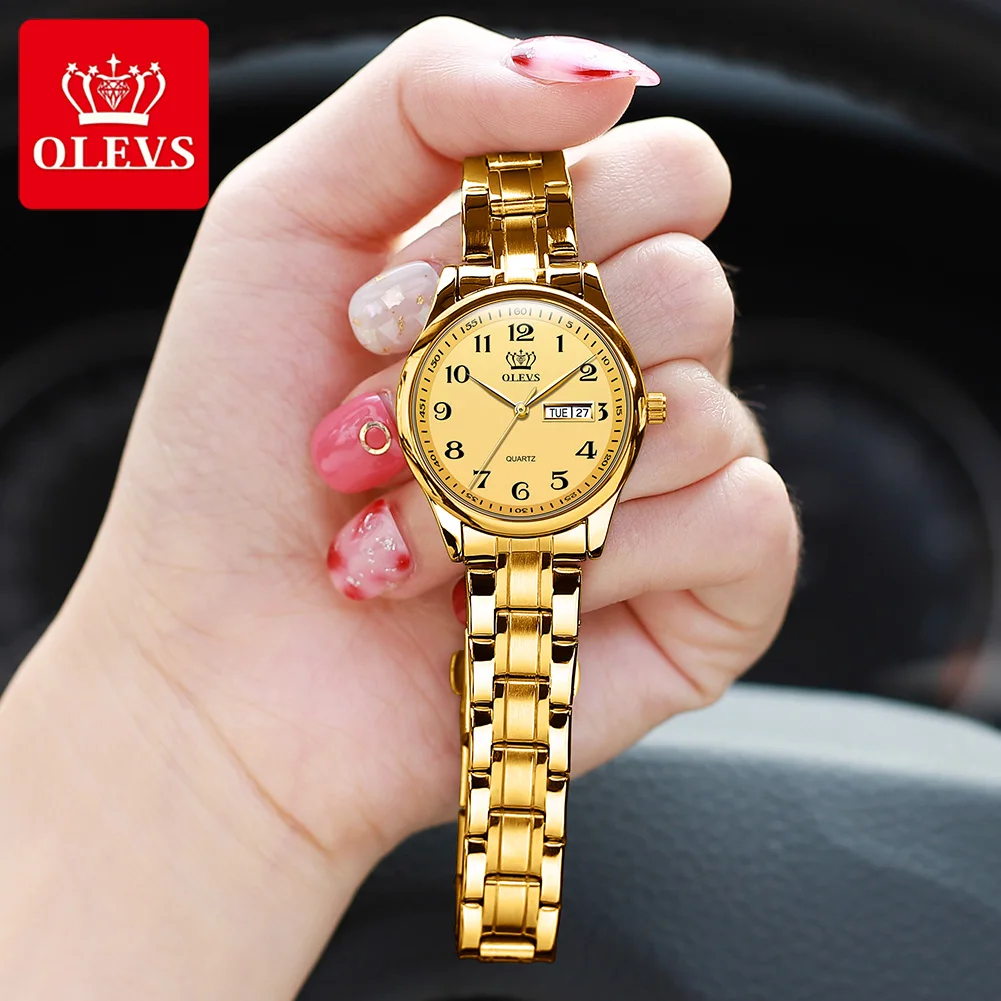 OLEVS оригинальные женские часы водонепроницаемые Модные благородные элегантные