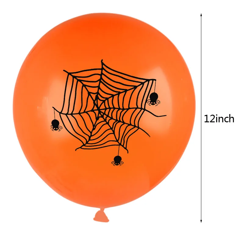 

1Set Happy Halloween Latex Balloons Kids Toys Gifts Globos Halloween Banner Birthday Party Decorations Pumpkin Latex Ballons