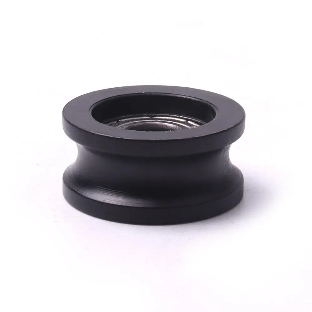 10 шт. Высокоуглеродистая сталь встроенный u рифленый направляющий шкив