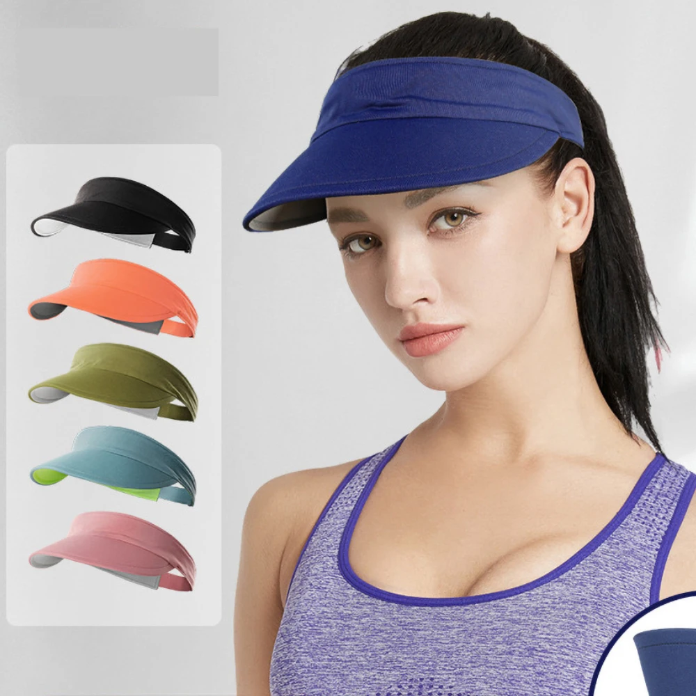 

Sports Running Empty Top Hat Men Women Sunscreen Sunshade Hat Marathon Ultra-Light And Quick-Drying Tennis Cap Without Sun Hat