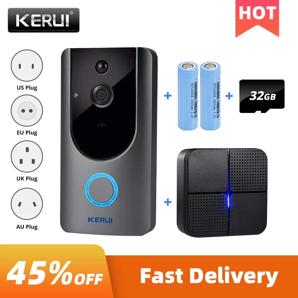 CORINA L16 1.3mp 960P Video Intercom Smart Draadloze IP Wifi Deurbel Camera Beveiliging Telefoon Waterdichte Cloud Opslag Voor Thuis
