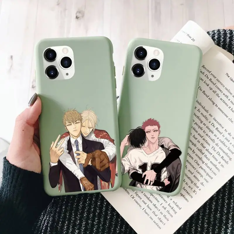 

19 Days Comics Phone Case Green Candy Color for iPhone 11 12 mini pro XS MAX 8 7 6 6S Plus X SE 2020 XR