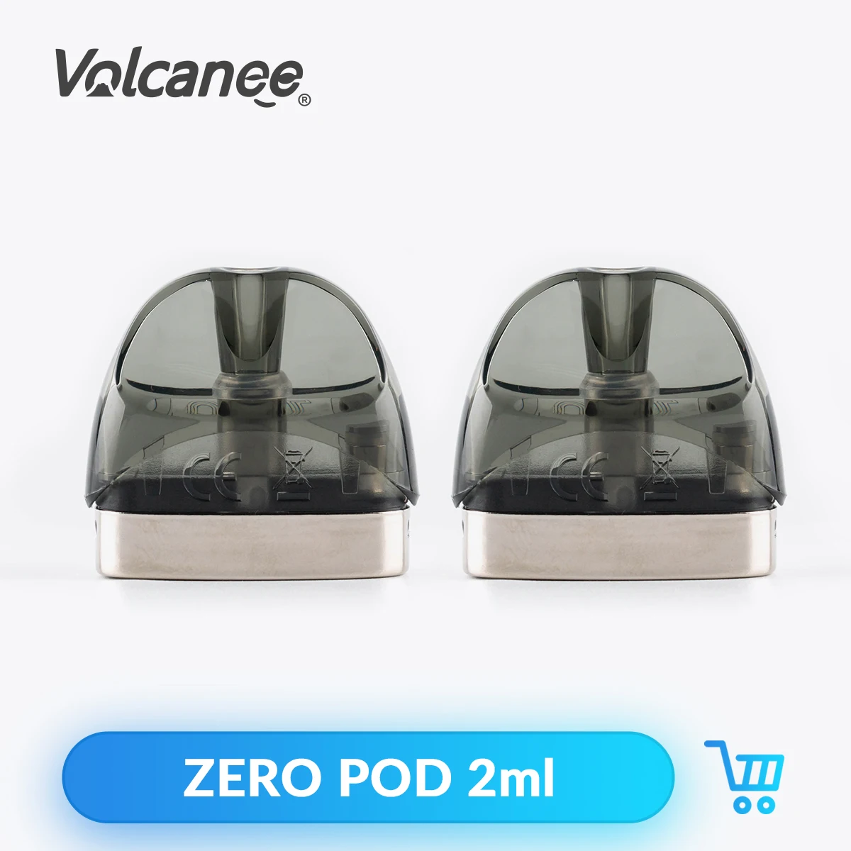 Volcanee 2-10 шт. ноль Pod картридж электронные сигареты 2 мл испаритель распылитель с