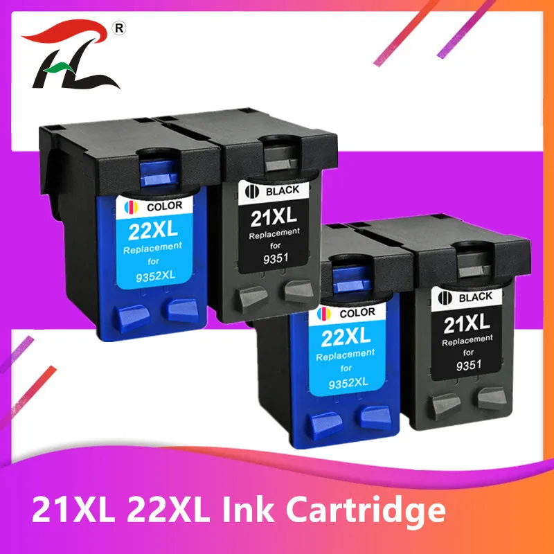 Картридж с чернилами для принтеров hp 21 22 hp21 hp22 21XL 22XL Deskjet F2180 F2200 F2280 F4180 F300 F380 380