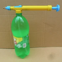 1 pcs coke bottle interface plastic trolley gun nozzle manual spray watering head pressure sprayer sprayer pump for garden use